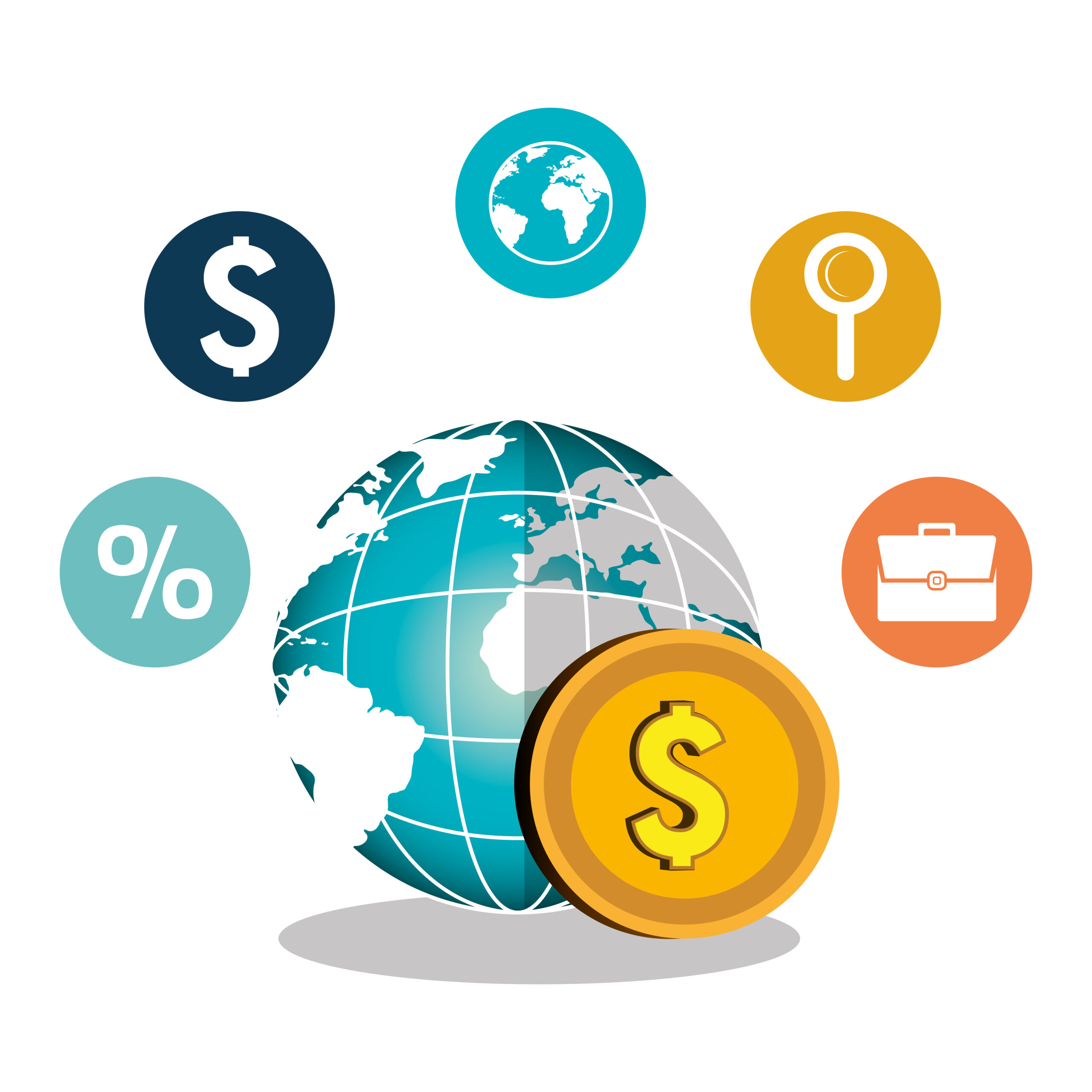 global economy design, vector illustration eps10 graphic